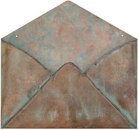 img 3 attached to 📭 Copper Patina Metal Envelope by BCI Crafts - 9 inches X 10 inches