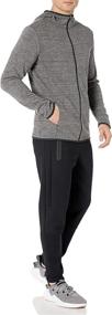 img 1 attached to Amazon Essentials Performance Full Zip Heather Men's Clothing