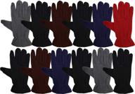 🔥 warm up with our unisex assorted men's winter fleece gloves and accessories! logo