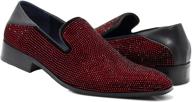 enzo romeo fashion rhinestones numeric_8_point_5 men's shoes for loafers & slip-ons logo