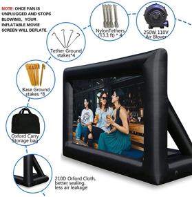 img 3 attached to Inflatable Outdoor Indoor Theater Projector Television & Video and Projection Screens
