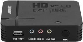 img 4 attached to AGPtEK HD Game Capture: Capture Videos in 1080P HDMI/YPBPR, Record Xbox 360&amp;One/ PS3 PS4, Support Mic In - HDMI and YpbPr Input Recorder