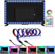 cinlitek led strip lights: enhance your tv experience with 6.56ft backlight kit 🌈 - remote control, 16 color options, waterproof - perfect for 40-60in led tvs, desktop pcs логотип