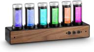 🕰️ douk audio retro nixie clock: a modern twist with gixie-inspired 6-digit led shelf clock (black) logo