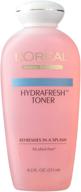 🌿 l'oreal paris skincare hydrafresh toner - alcohol free, pro-vitamin b5 toner logo