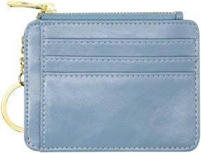 img 4 attached to Padike Ladies' Credit Card Holder Keychain for Women