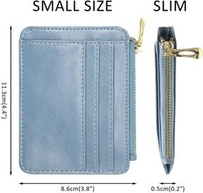 img 1 attached to Padike Ladies' Credit Card Holder Keychain for Women