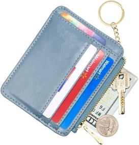 img 3 attached to Padike Ladies' Credit Card Holder Keychain for Women