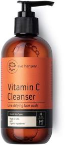 img 4 attached to 🍊 Eve Hansen Vitamin C Face Wash - 8 oz Anti-Aging Cleanser for Dark Circles, Age Spots, and Fine Lines - Blackhead Remover, Hyperpigmentation Treatment, Pore Minimizer Gel Cleanser