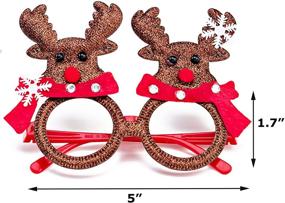 img 2 attached to 🎄 Christmas Party Must-Haves: Festive Glasses & Holiday Accessories (Bulk Pack of 24)