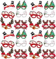 🎄 christmas party must-haves: festive glasses & holiday accessories (bulk pack of 24) logo