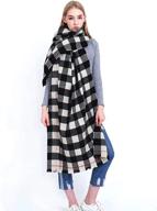 aizgge classic luxurious blanket tartan logo