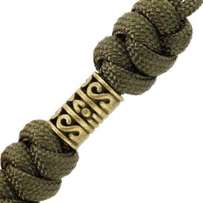 img 2 attached to 🔪 Zeus Tactical Lanyard for Knives - M-Tac Paracord Lanyard with Beads