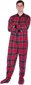 img 1 attached to Cotton Flannel Footie Pajamas XX Large