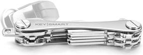img 4 attached to 🔑 Streamline Your Keys with the Stylish KeySmart Compact Keychain Organizer Titanium