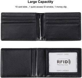 img 2 attached to Wallet Blocking Bifold Leather Pocket Men's Accessories for Wallets, Card Cases & Money Organizers