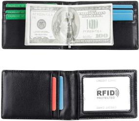 img 3 attached to Wallet Blocking Bifold Leather Pocket Men's Accessories for Wallets, Card Cases & Money Organizers