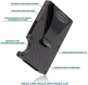 img 3 attached to Men's Minimalist Wallet with Enhanced Blocking Technology