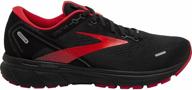 men's black brooks ghost athletic shoes with high-risk blackened look логотип