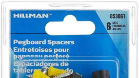 img 2 attached to ⚙️ Hillman Group 853061 Pegboard Spacer: Enhanced SEO-friendly Product Name