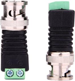 img 1 attached to 📷 Enhanced WildHD 20 Pack BNC Balun Connector and Camera Terminal Male Adapter for CCTV Surveillance Video Cameras Coaxial/Cat5/Cat6 (BNC Balun Connector) - Improved SEO