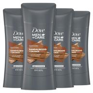 🚿 dove men+care natural inspired sandalwood + orange antiperspirant deodorant for men, 2.6 oz, pack of 4 logo