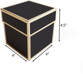 img 1 attached to Подарочные коробки из черного золота Elegantly