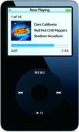 apple 5th generation ipod video 🎥 player, 30gb, aac/mp3, black (discontinued by manufacturer) logo