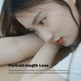 img 2 attached to 📷 7artisans 55mm F1.4 II V2.0 Portrait Lens for Fuji X-Mount Cameras: Unleash Photography Brilliance!