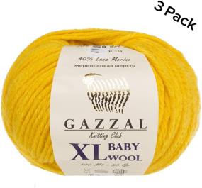 img 1 attached to Gazzal Medium Worsted Cashmere Polyamide Yellow 812