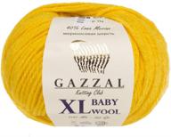 gazzal medium worsted cashmere polyamide yellow 812 logo