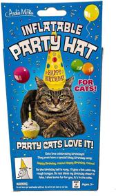 img 1 attached to SEO-Optimized: Archie 🎉 McPhee Inflatable Cat Party Hat