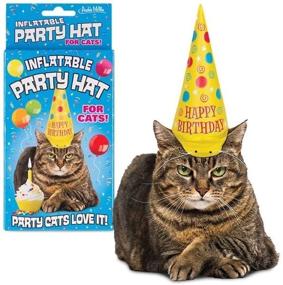 img 3 attached to SEO-Optimized: Archie 🎉 McPhee Inflatable Cat Party Hat