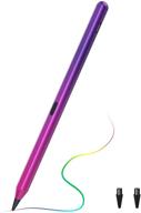 🖊️ timovo stylus pencil for ipad - palm rejection, apple ipad pencil 2nd gen - perfect for ipad pro & more (2018-2021), magnetic design - gradient purple logo