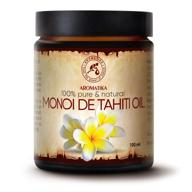 🌺 organic monoi de tahiti carrier oil 3.4oz - cold pressed monoi base oil - cocos nucifera - gardenia tahitensis - unrefined carrier oil for essential oils - natural face & body care - massage logo