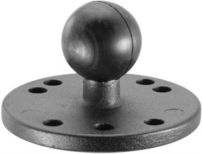 img 2 attached to IBOLT 25Mm / 1 Inch Metal AMPS Round Adapter Plate For Industry Standard Dual Ball Socket Mounting Arms