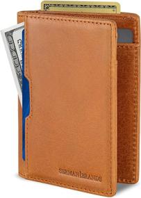 img 4 attached to 👜 Stylish Leather Blocking Minimalist Wallets: Must-Have Accessories for Men's Wallets, Card Cases & Money Organizers