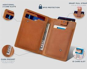 img 1 attached to 👜 Stylish Leather Blocking Minimalist Wallets: Must-Have Accessories for Men's Wallets, Card Cases & Money Organizers