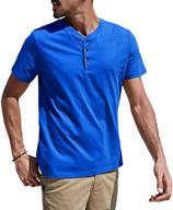 👕 lehmanlin henley t-shirts: stylish casual sleeve shirts for men's clothing logo