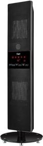 img 4 attached to 🔥 Ozeri OZH1 Dual Zone Oscillating Heater with Remote Control, Black - Enhanced SEO
