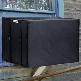 img 4 attached to 🌬️ Protect Your Outdoor Window AC Unit with KylinLucky Window Air Conditioner Cover (25.5W x 21D x 17H inches) - Ultimate Outdoor Protection!