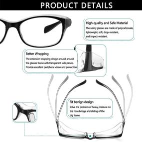 img 2 attached to 🔍 Transparent Silicone Protective Eyeglass Blocking