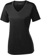 👚 high-performance women's short sleeve moisture wicking athletic shirts: xs-4xl sizes for optimum fit and comfort logo