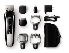 img 2 attached to 🪒 Enhanced Norelco Multigroom 5100 Grooming Kit - 18 Precise Length Settings QG3364/49