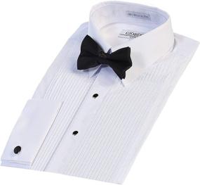 img 3 attached to Gioberti Collar Tuxedo Dress Shirt Men's Clothing