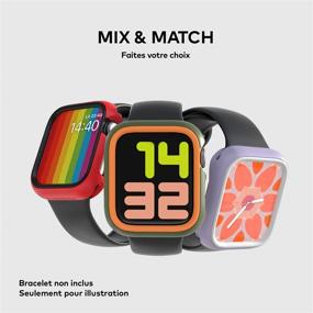 img 1 attached to Чехол-бампер RhinoShield в темно-бирюзовом цвете - совместим с Apple Watch SE & Series 6/5/4 [44 мм], стильный и устойчивый к ударам.