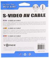 🎮 tomee s-video av cable for wii u/ wii: top-quality audio and video connection for enhanced gaming experience логотип