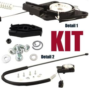 img 3 attached to High-Quality Rear Left Window Regulator Repair Kit for Volkswagen Beetle Convertible (2003-2010) by AUTOPA