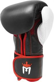 img 2 attached to 🥊 Training Boxing Gloves: Meister Gel Armor 16oz | Full Grain Leather | Mesh Drawstring Bag