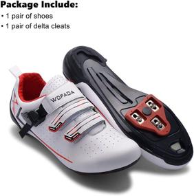 img 3 attached to Cycling Compatible Peloton Peleton Black Gray Men's Shoes in Athletic